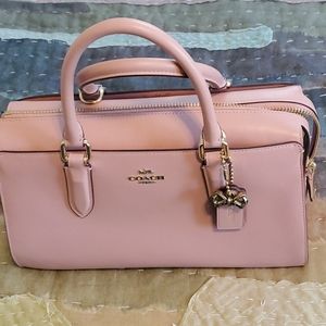 Coach Pale Pink Handbag Selena Gomez collection